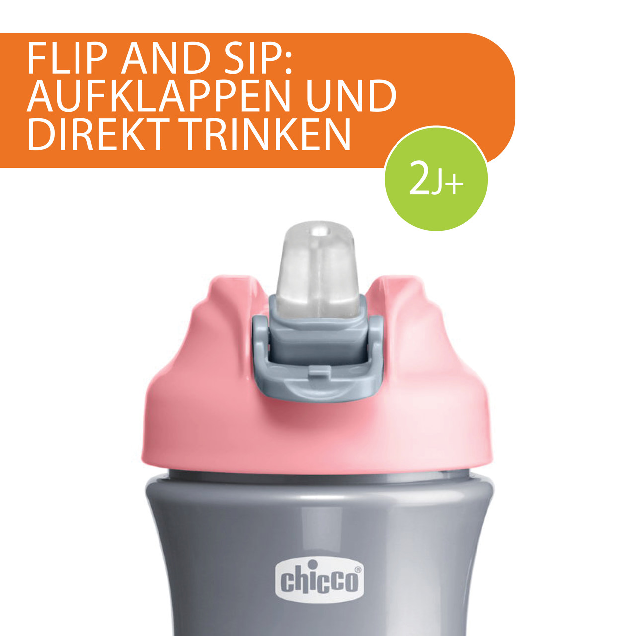 Trinkbecher Pop-up Cup, 2 J.+, 350 Ml null - 1