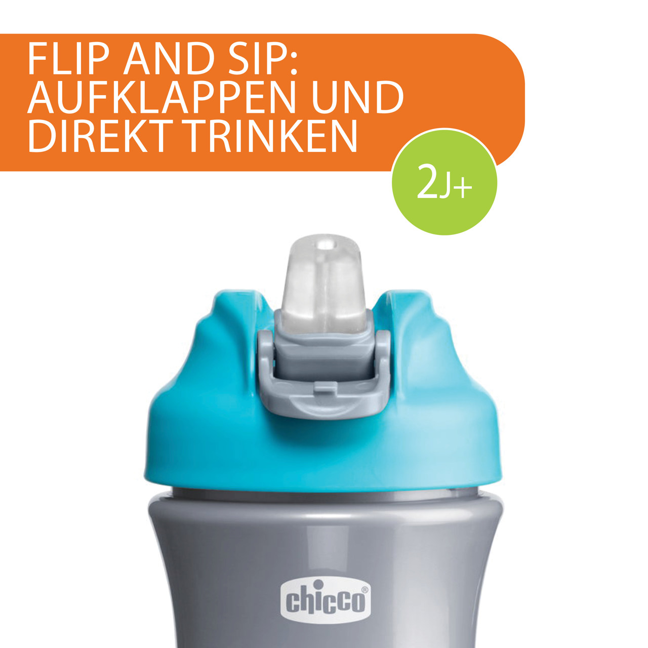Trinkbecher Pop-up Cup, 2 J.+, 350 Ml null - 1