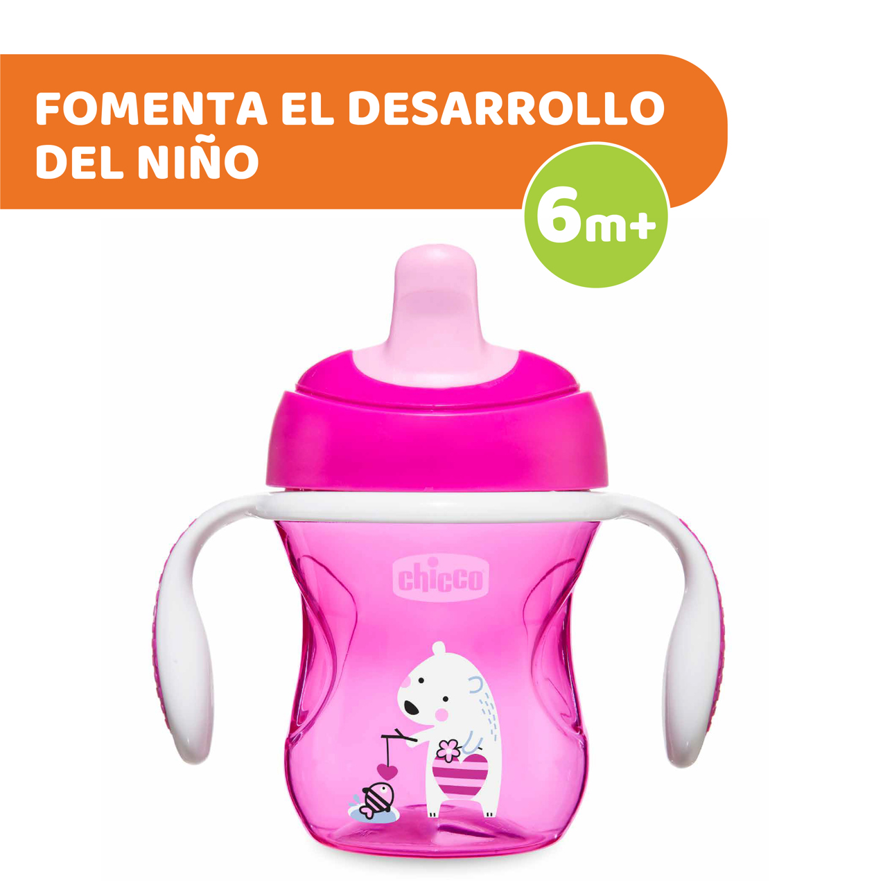 Bebé a bordo LP - 👧VASO CHICCO TRAINING CUP 6M+👦 ☀️CHICCO