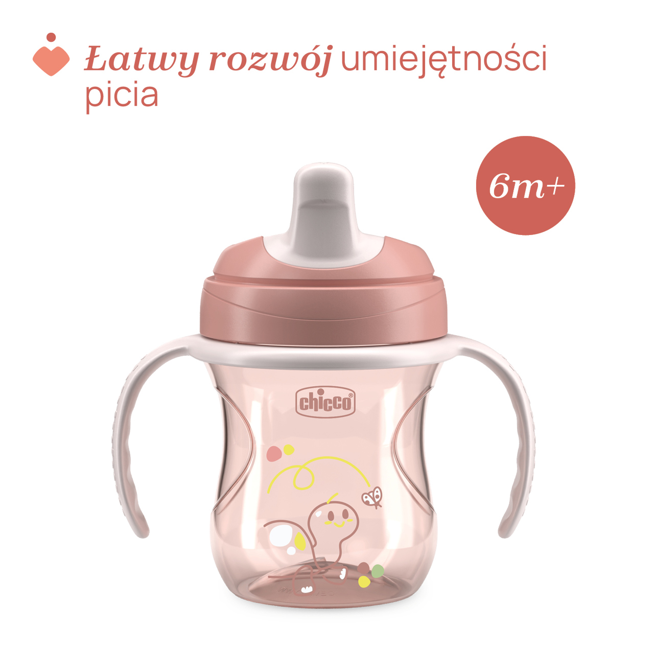 KUBEK NIEKAPEK Z TWARDYM USTNIKIEM 200 ML 6M+ null - 2