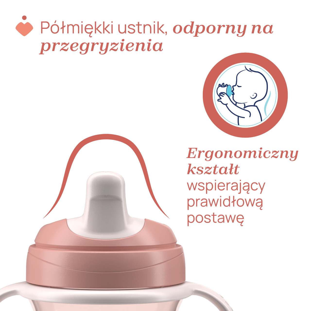 KUBEK NIEKAPEK Z TWARDYM USTNIKIEM 200 ML 6M+ null - 3