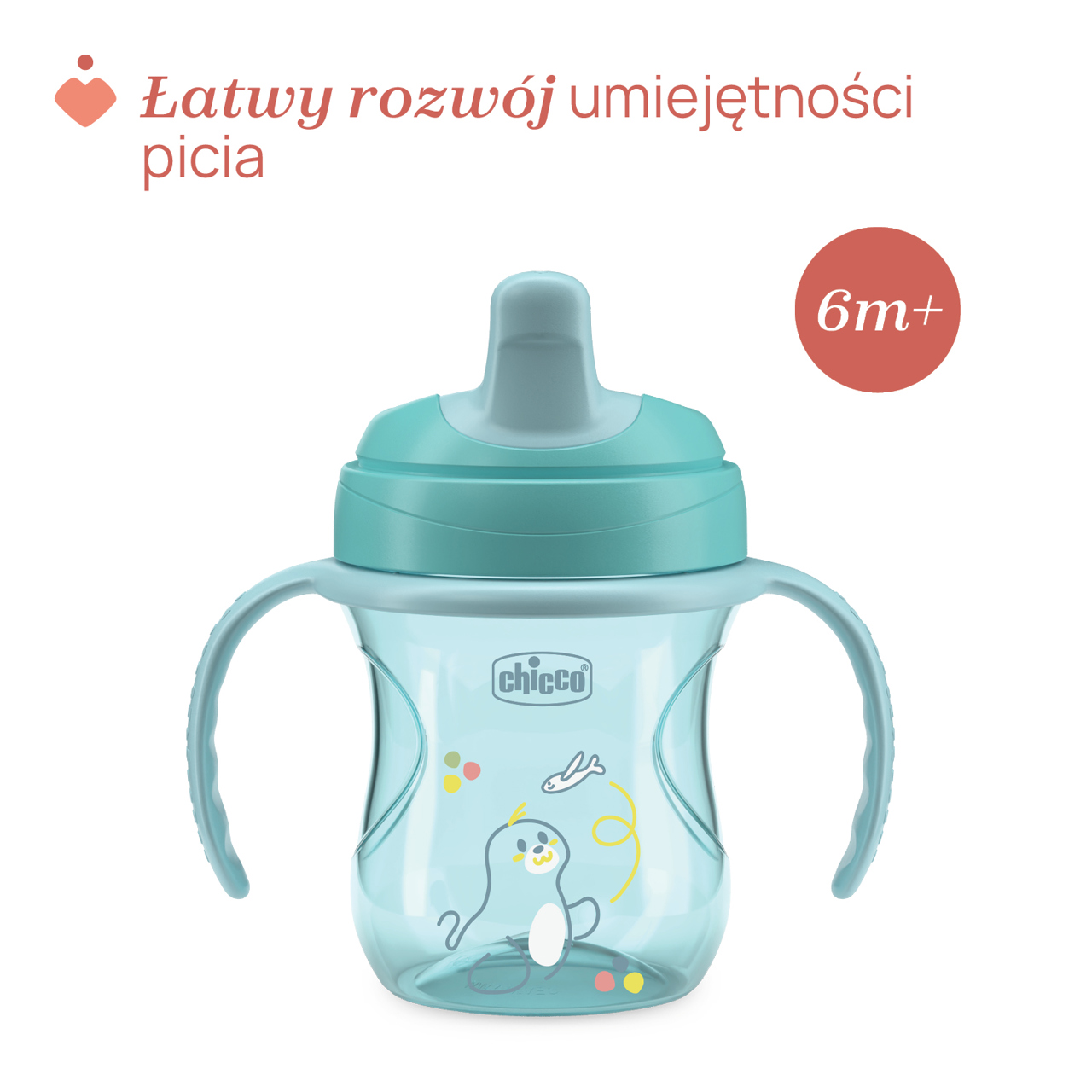 KUBEK NIEKAPEK Z TWARDYM USTNIKIEM 200 ML 6M+ null - 2
