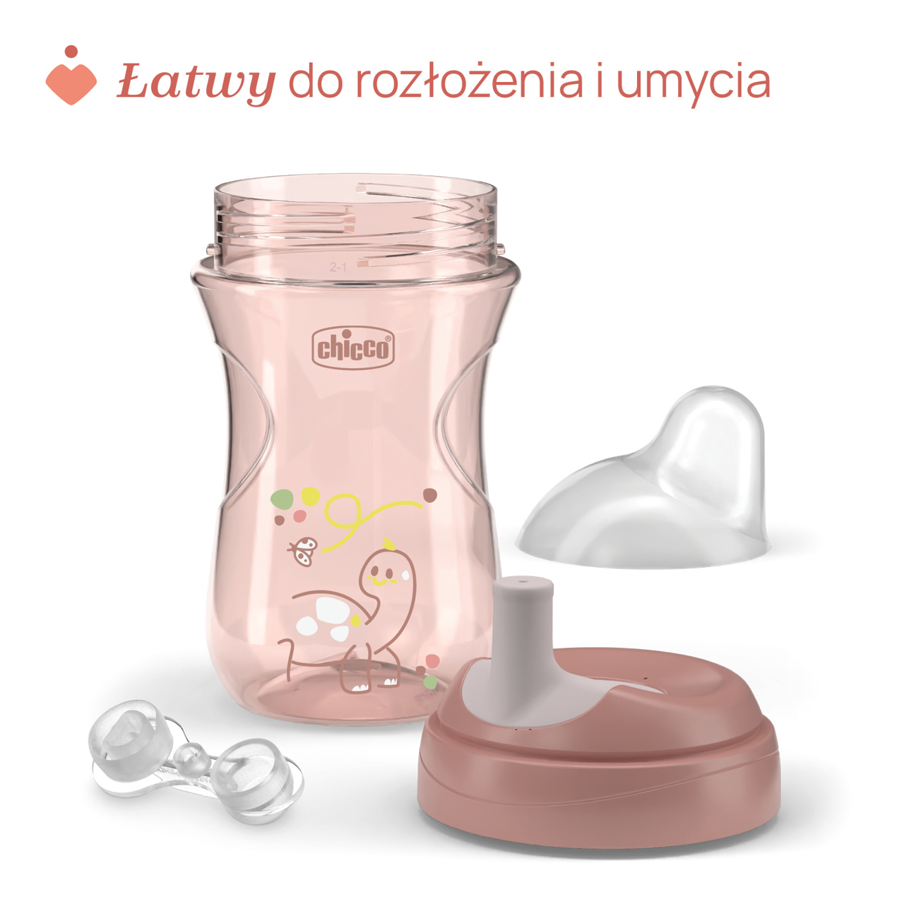 KUBEK NIEKAPEK Z USTNIKIEM W KSZTAŁCIE SŁOMKI 266 ML 12M+ null - 6