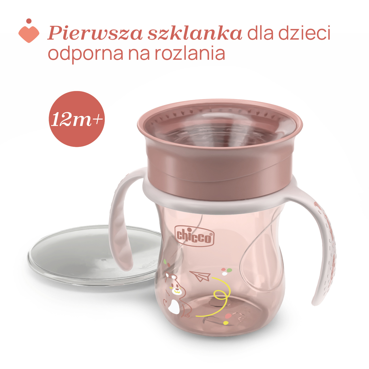 KUBEK 360` DO NAUKI SAMODZIELNEGO PICIA 200 ML 12M+ null - 2