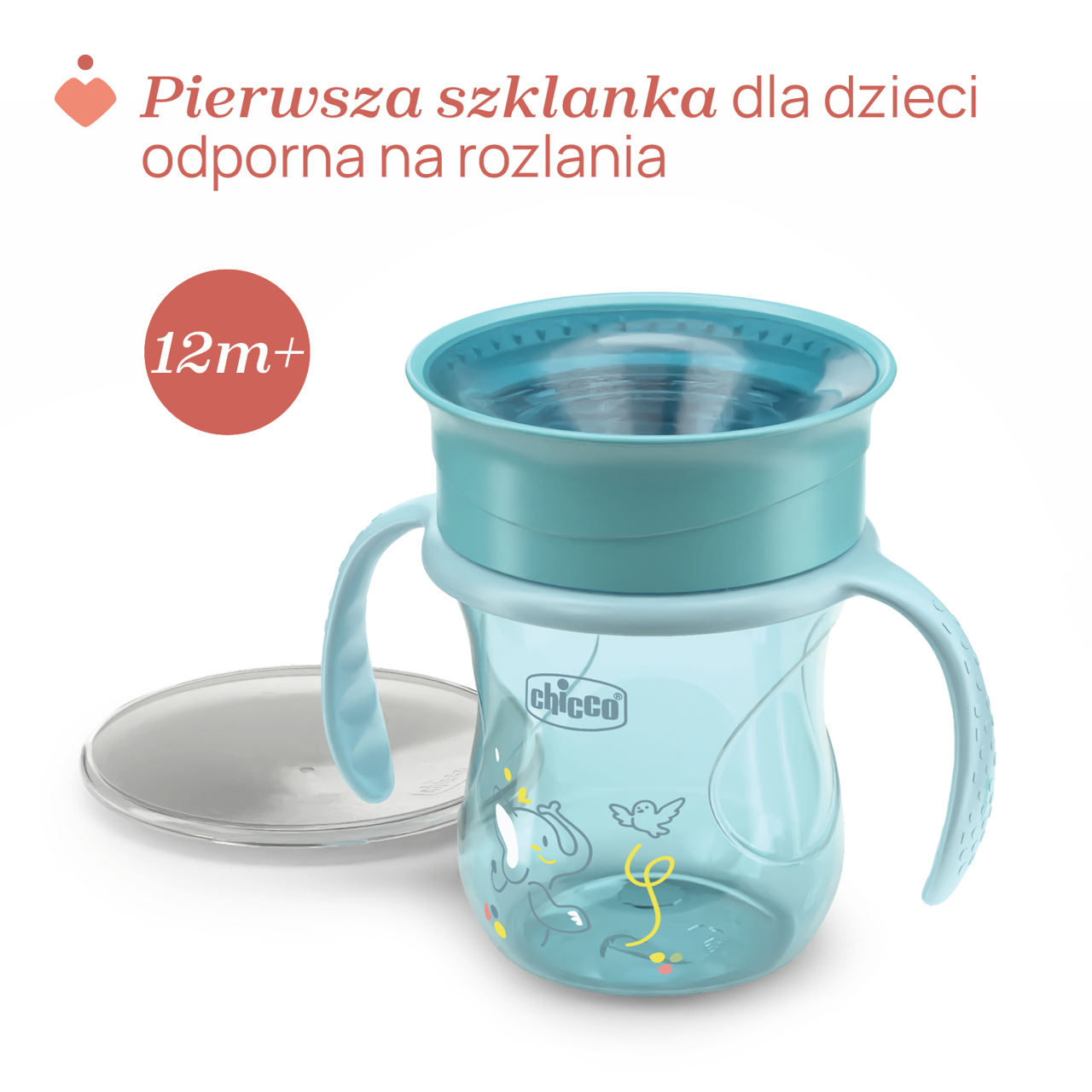 KUBEK 360` DO NAUKI SAMODZIELNEGO PICIA 200 ML 12M+ null - 2