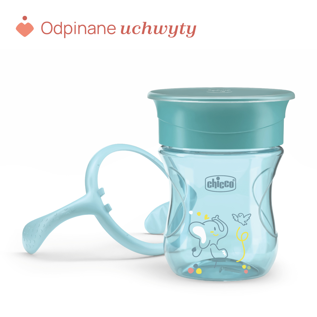 KUBEK 360` DO NAUKI SAMODZIELNEGO PICIA 200 ML 12M+ null - 5