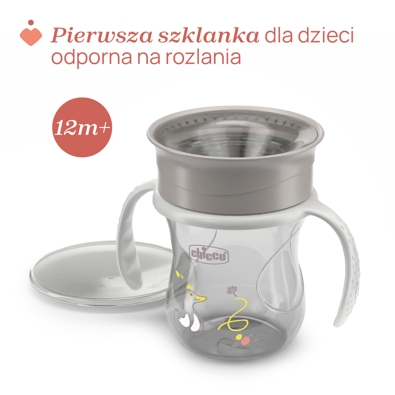 KUBEK 360` DO NAUKI SAMODZIELNEGO PICIA 200 ML 12M+ null - 2