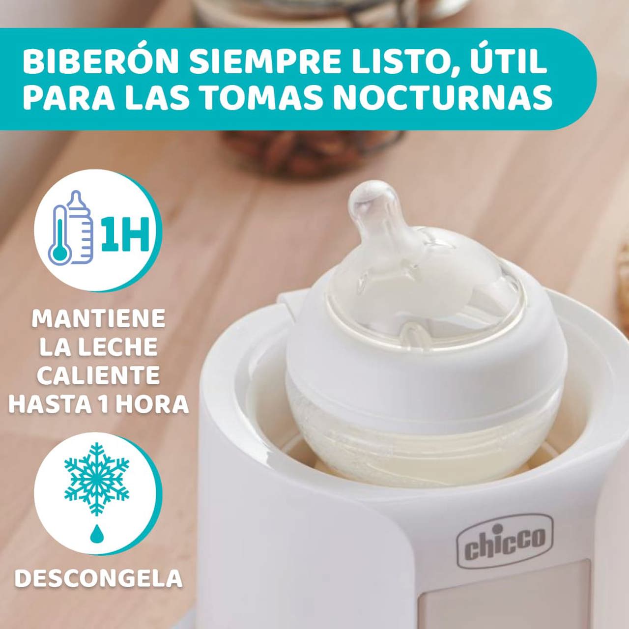 CHICCO CALIENTA BIBERONES CASA STEP UP - VFarma - Parafarmacia y  Medicamentos online. 24h al cuidado de tu salud.