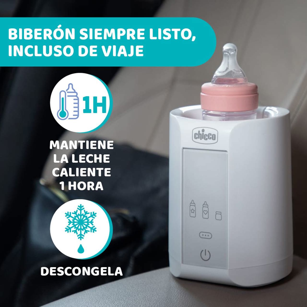 Calienta biberones casa y coche Chicco - 5