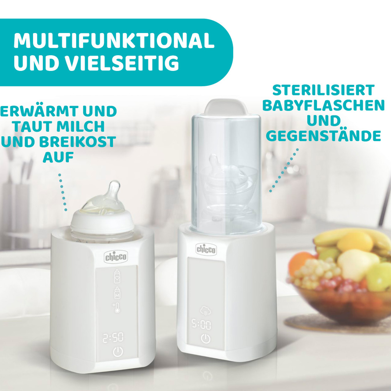 Fläschenwärmer mit Sterilisiergerät null - 1