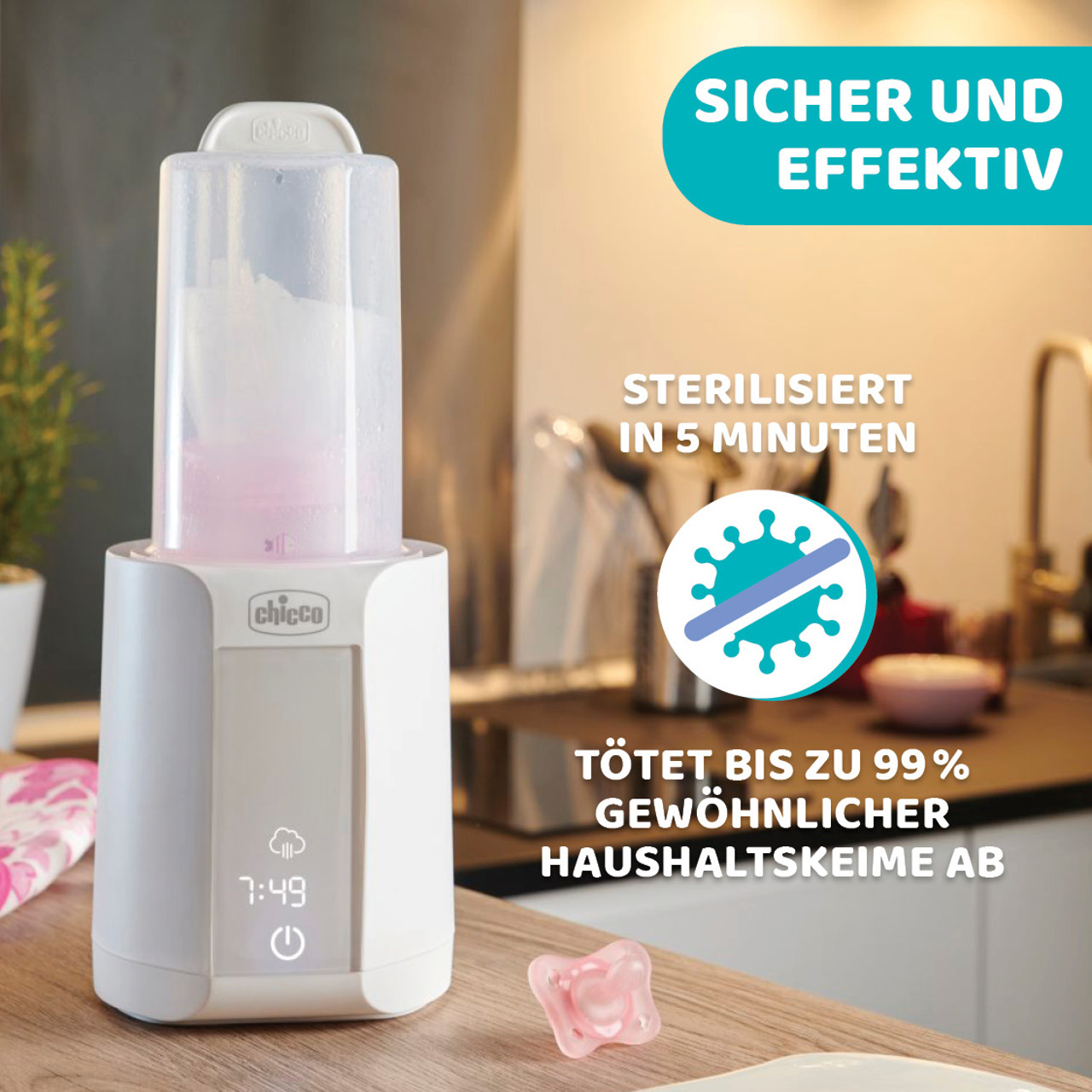 Fläschenwärmer mit Sterilisiergerät null - 7