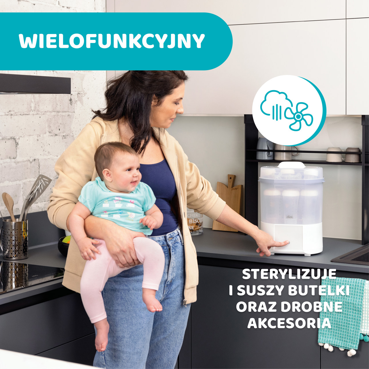 STERYLIZATOR PAROWY Z SUSZARKĄ "ALL IN ONE" null - 6