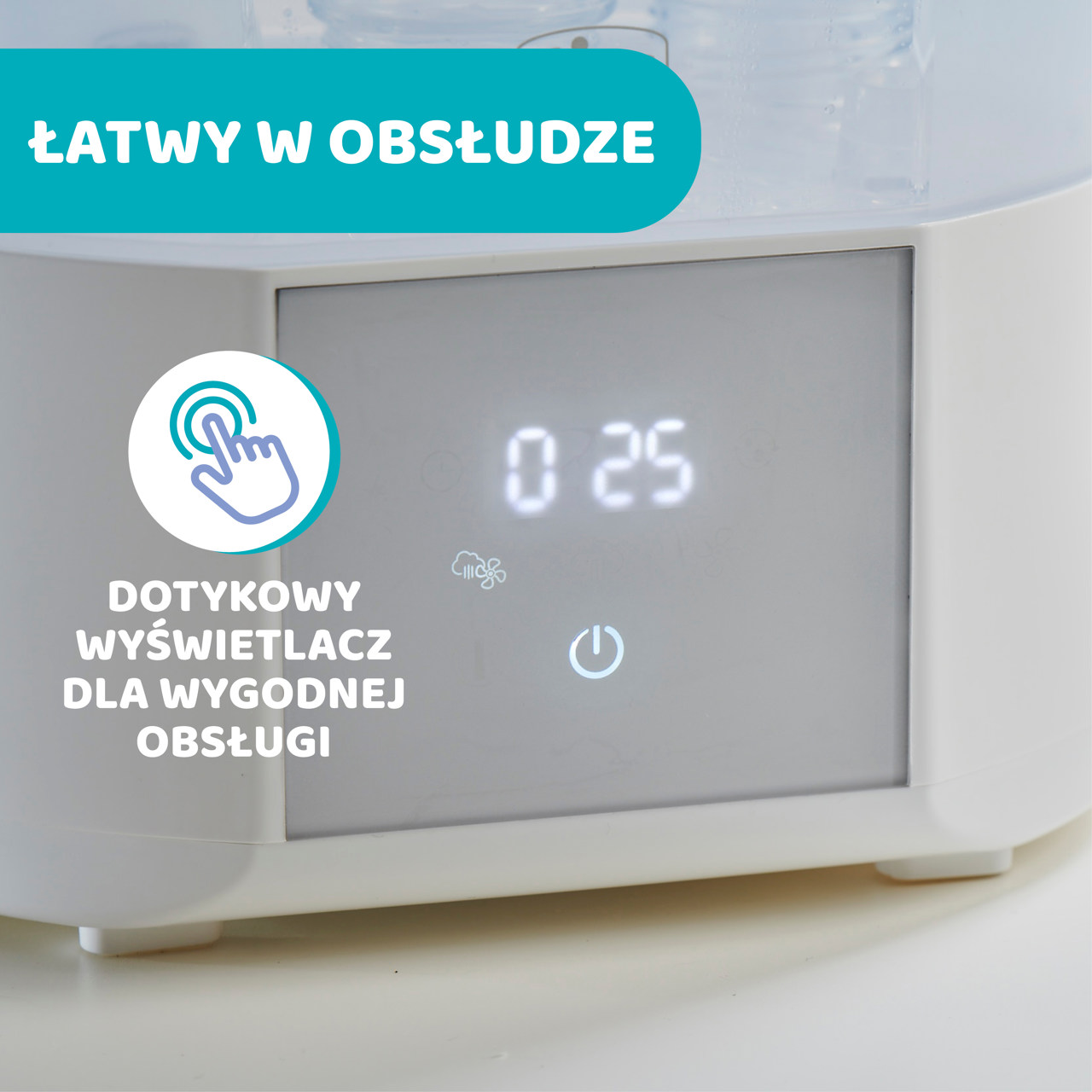 STERYLIZATOR PAROWY Z SUSZARKĄ "ALL IN ONE" null - 4