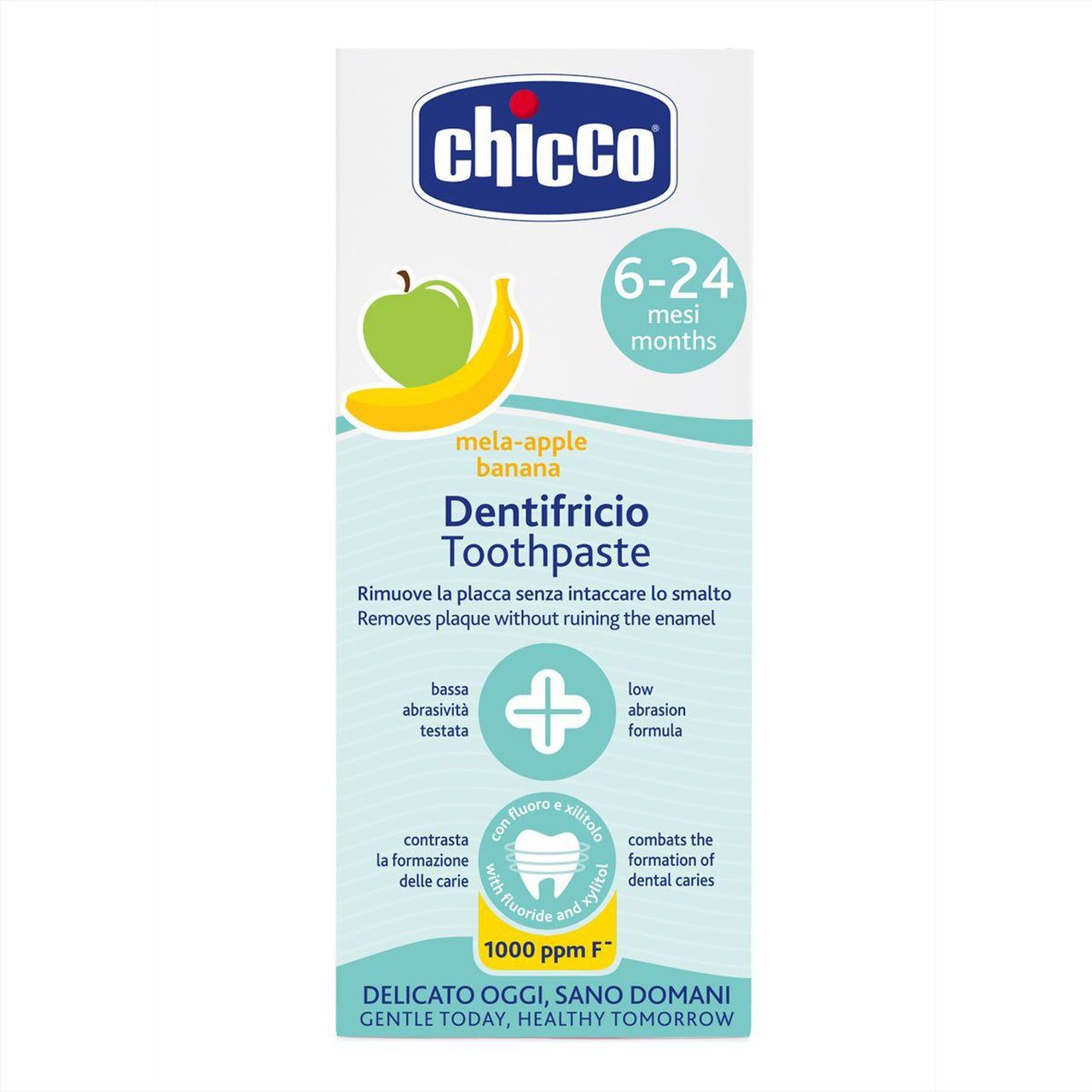 Dentifricio Mela-Banana Chicco 50 ml image number 1