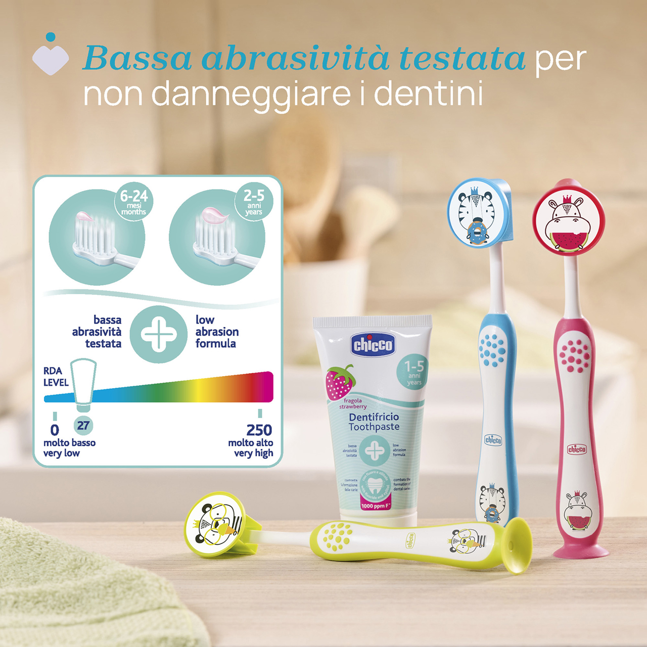 Dentifricio fragola 50 ml Chicco - 4