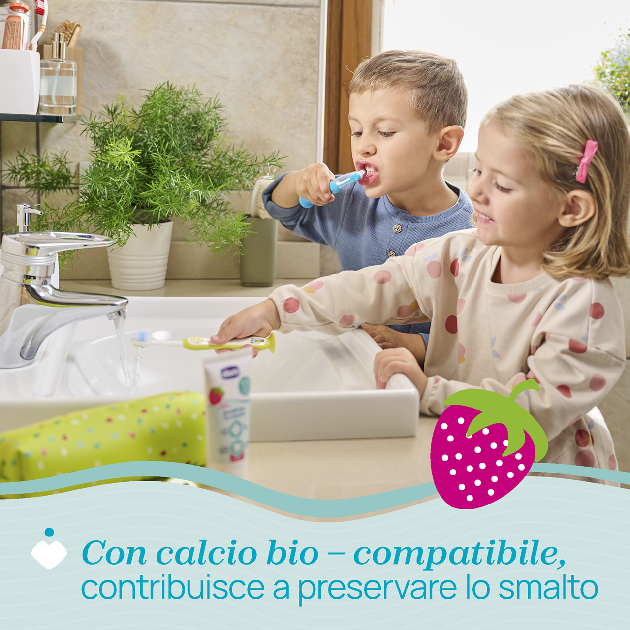 Dentifricio fragola 50 ml Chicco - 1