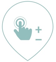 Regolazione touch dell'intensità del vapore