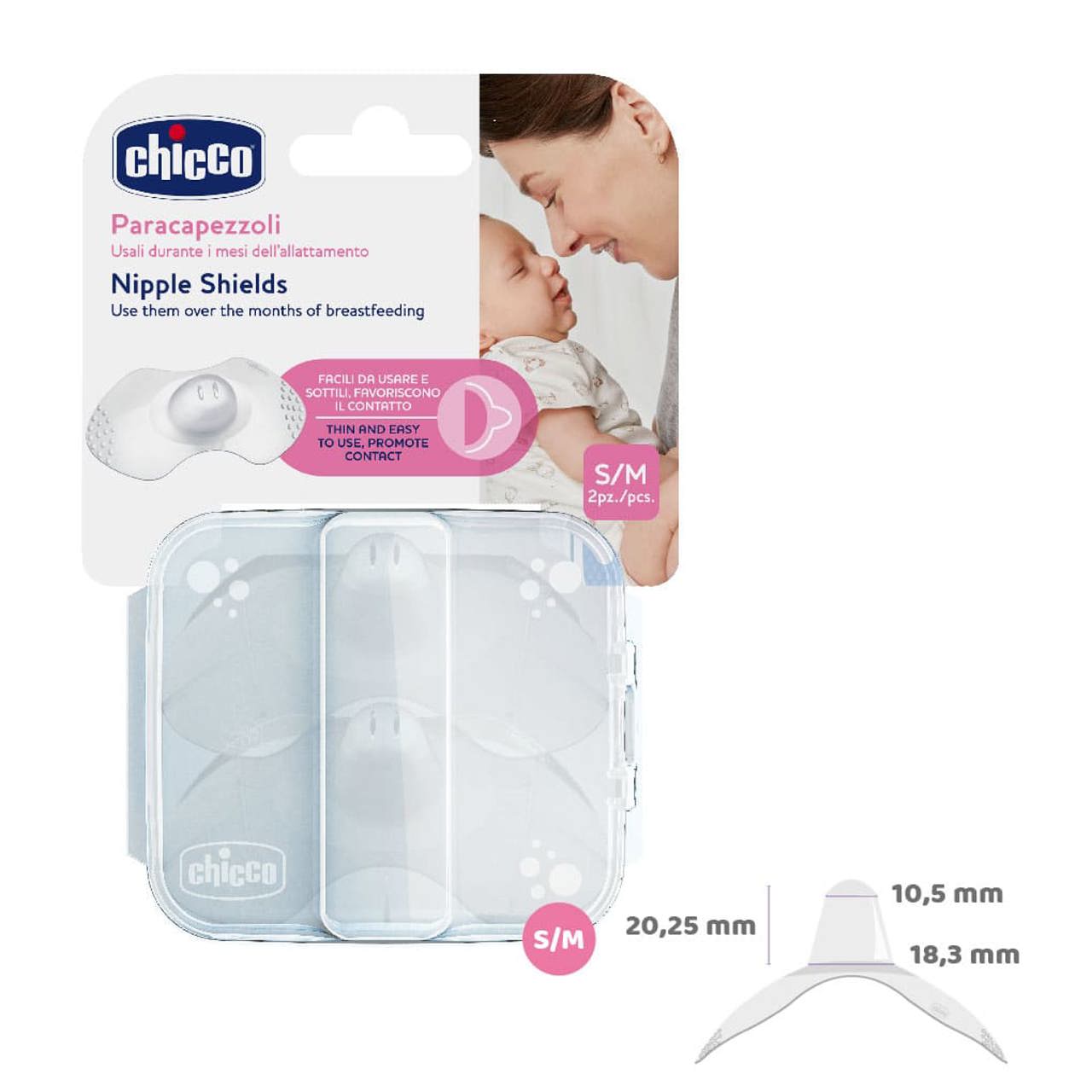 Pezoneras SkintoSkin de silicona extra fina Chicco - 7