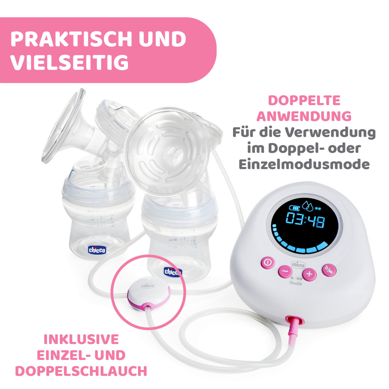 Elektrische Doppelmilchpumpe null - 7