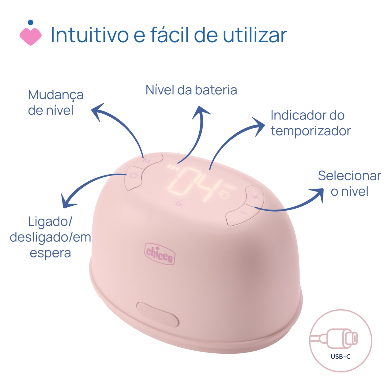 Bomba de Aleitamento Elétrica Stimolatte Chicco - 7