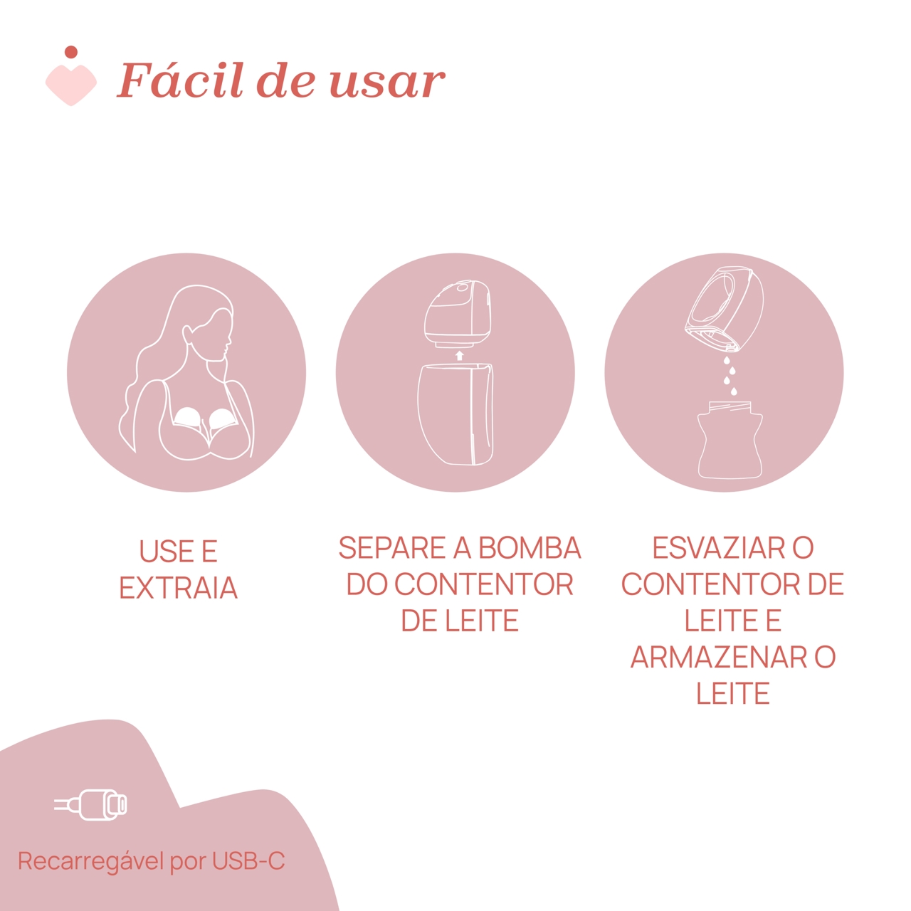 BOMBA TIRA LEITE DUPLA PORTÁTIL Chicco - 2