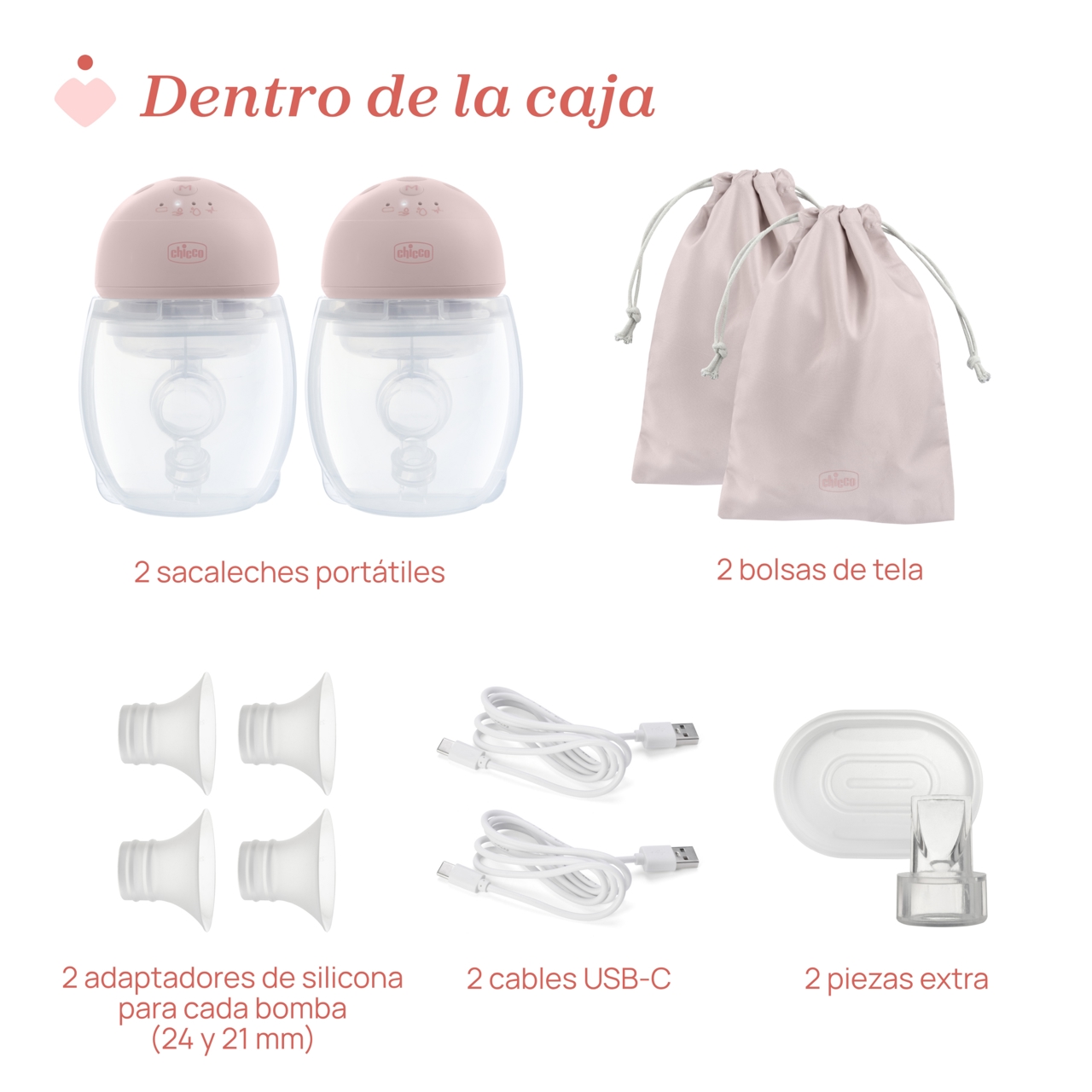 SACALECHES DOBLE MANOS LIBRES Chicco - 5