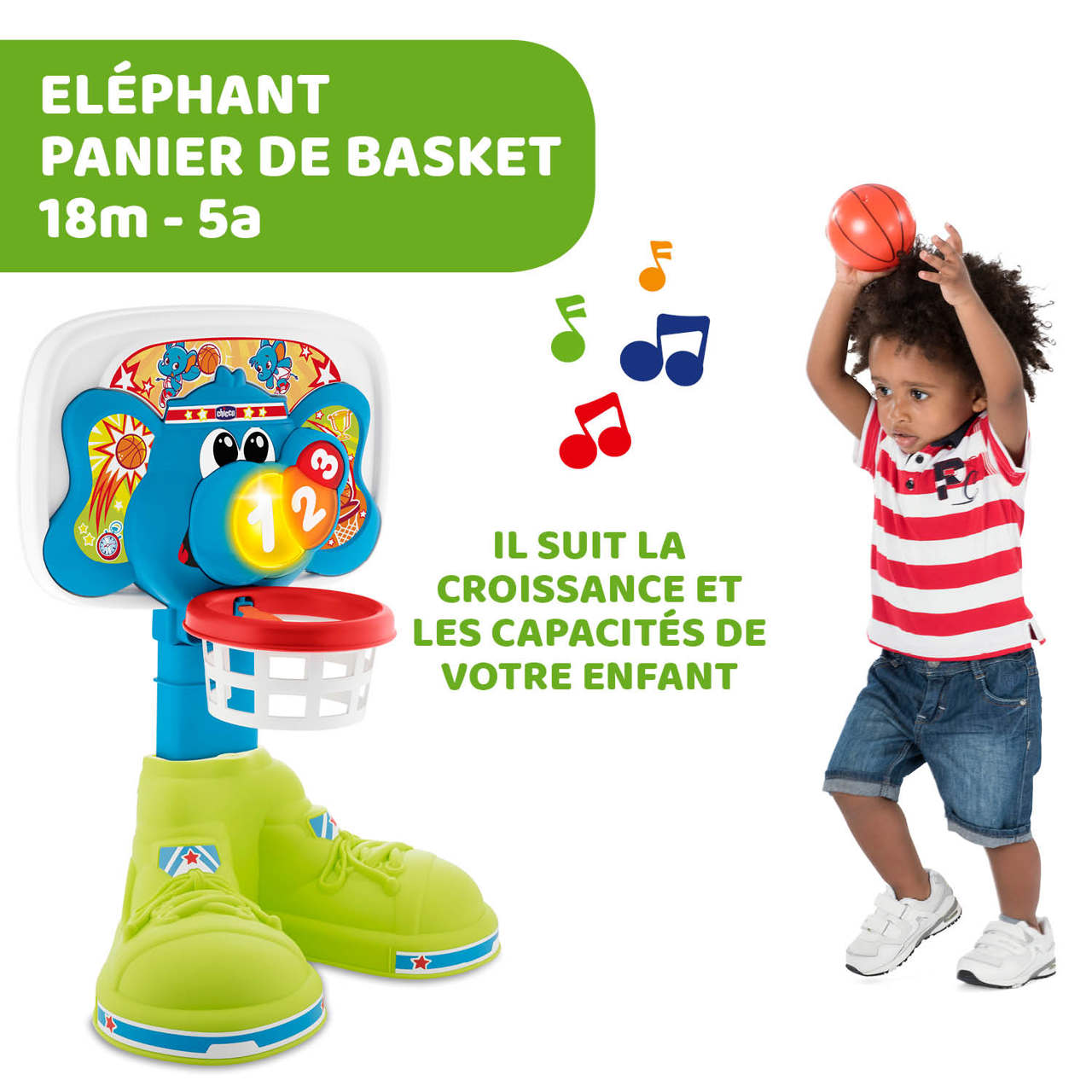 Panier de Basket Éléphant image number 1