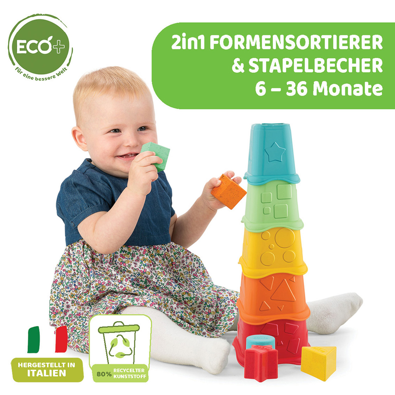 2in1 Stapelbecher ECO+ null - 1