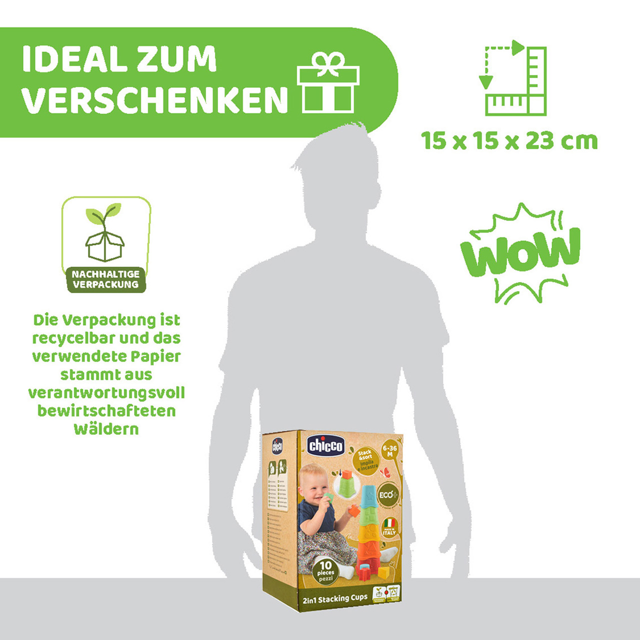 2in1 Stapelbecher ECO+ null - 7