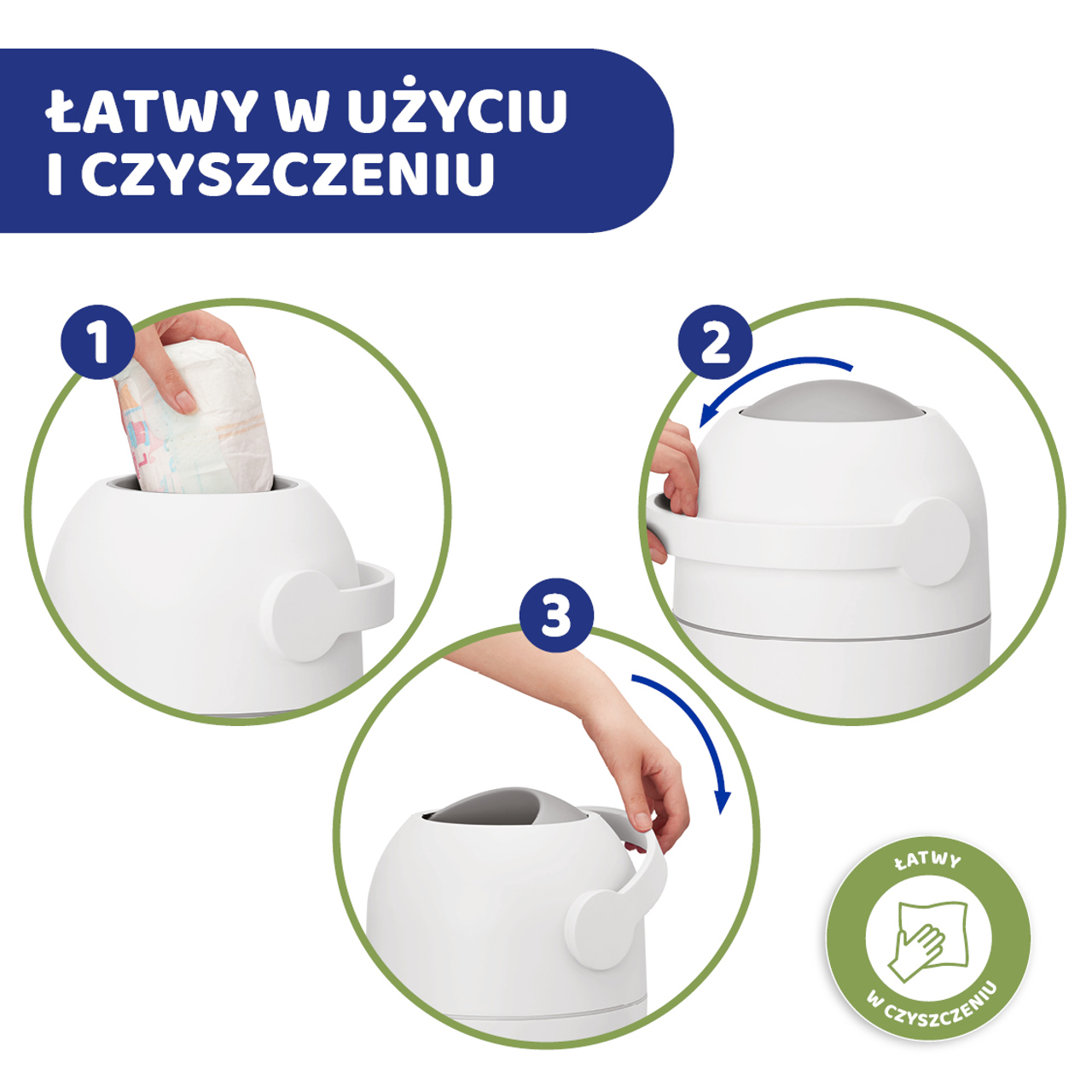 KOSZ NA PIELUCHY BIAŁY null - 5