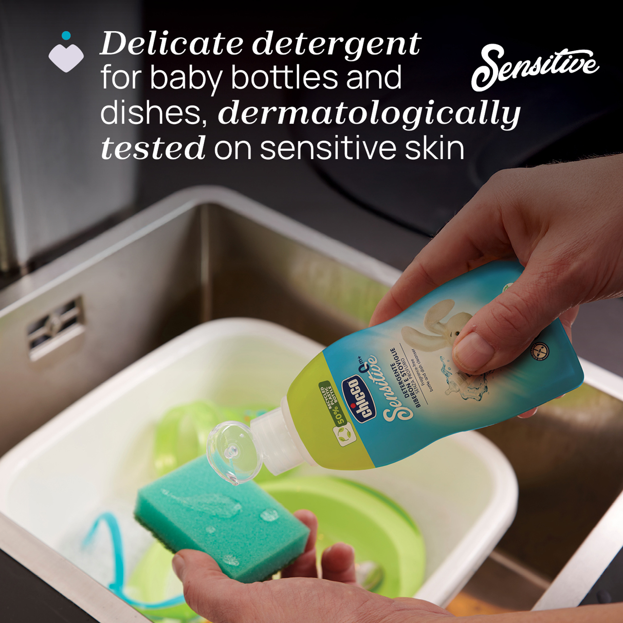 Detergente limpia biberones 300ml Chicco - 2