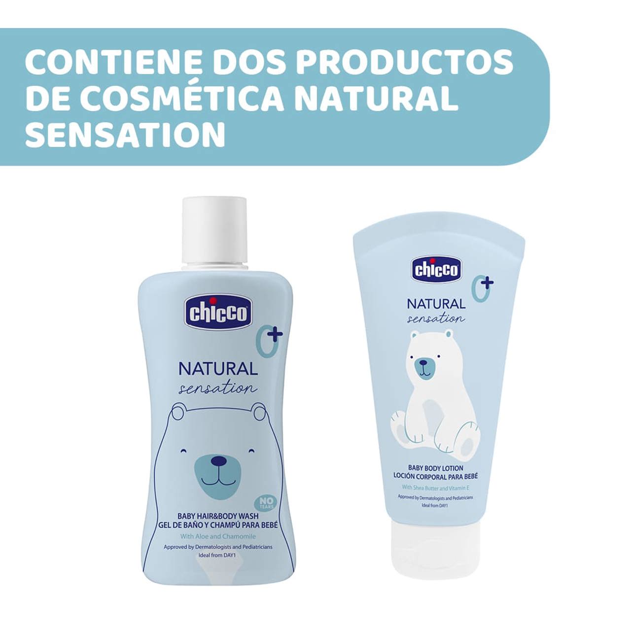 Gel de baño y crema hidratante Natural Sensation  Chicco - 2
