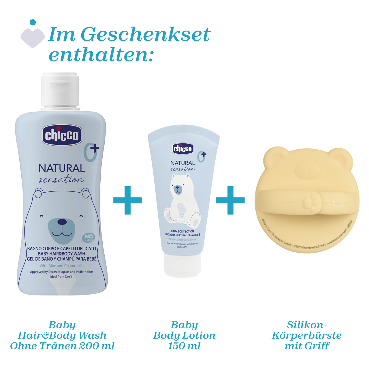 Natural Sensation - Badeset mit Körperbürste null - 4