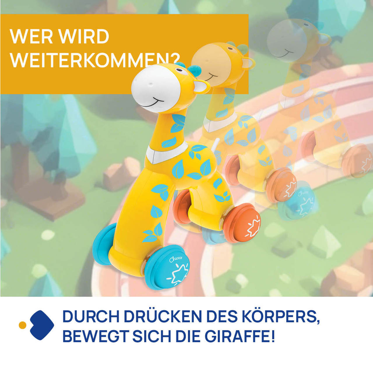 Giraffe Drücke und Los null - 3