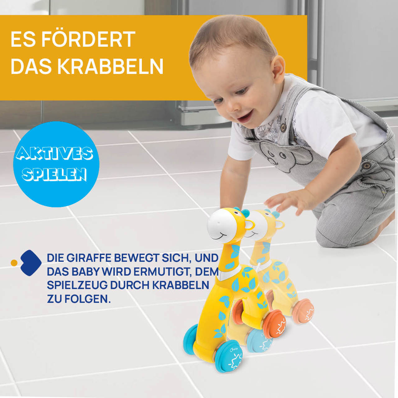 Giraffe Drücke und Los null - 5