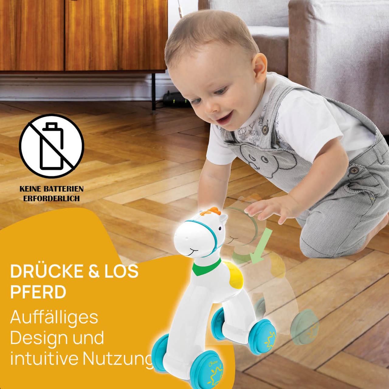 Pferd Drücke und Los null - 2