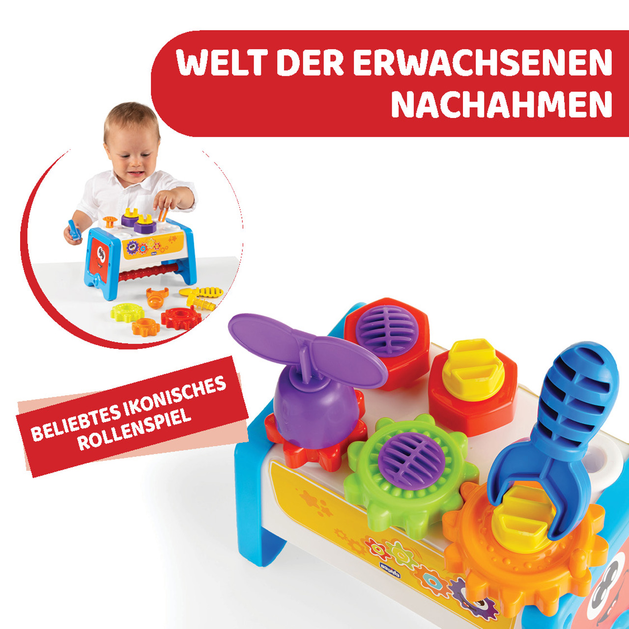 2 in 1 Werkbank mit Werkzeugen  null - 2