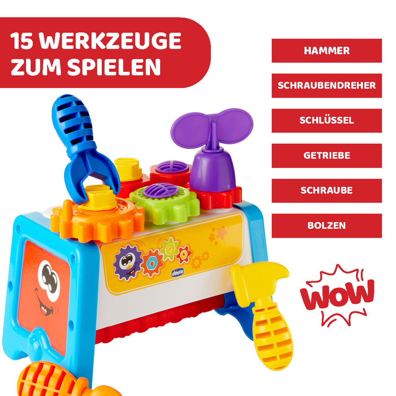 2 in 1 Werkbank mit Werkzeugen  null - 3