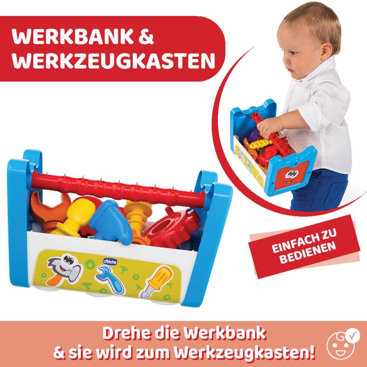 2 in 1 Werkbank mit Werkzeugen  null - 5