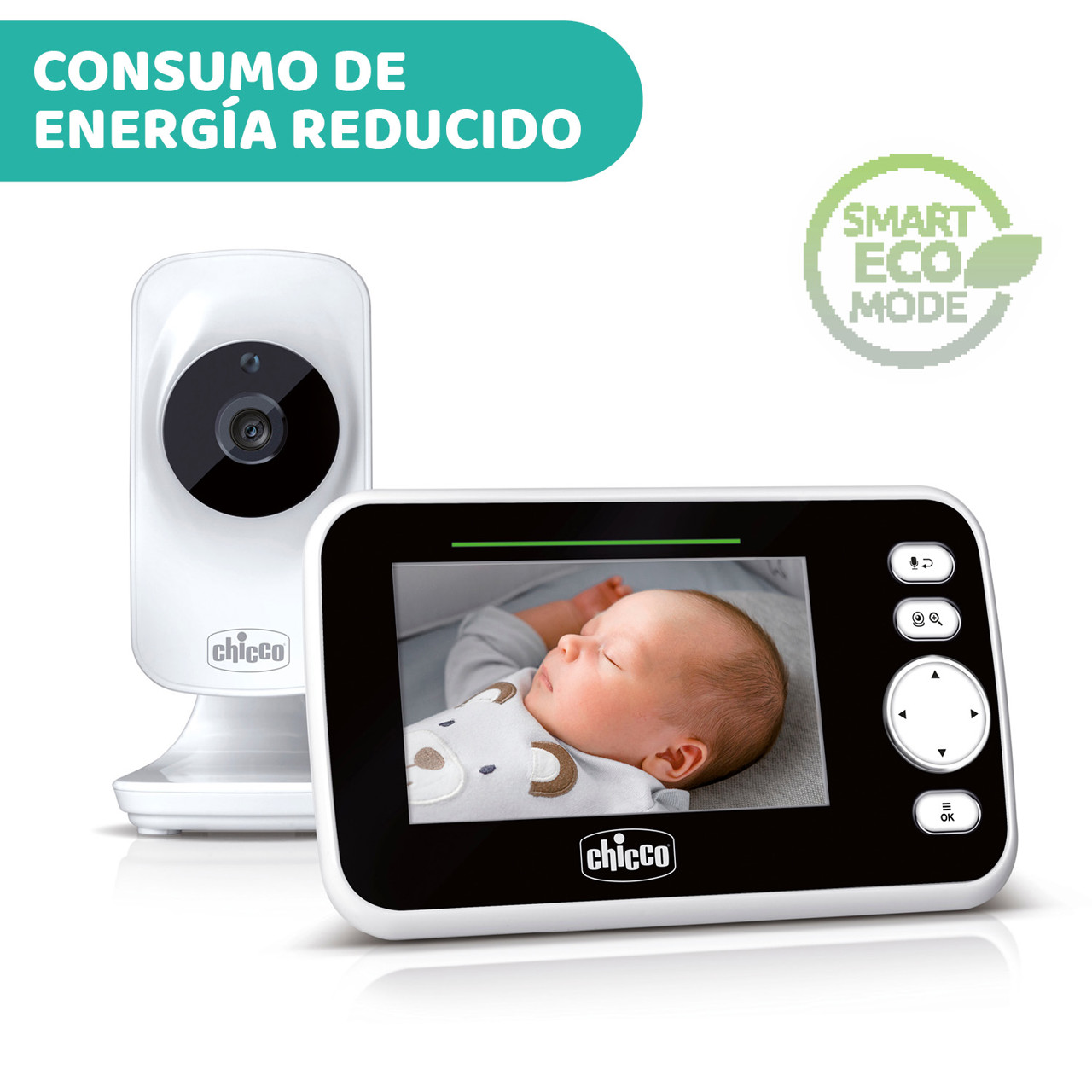 Baby Monitor Chicco Smart- Vigilabebes Online - Centrobebé