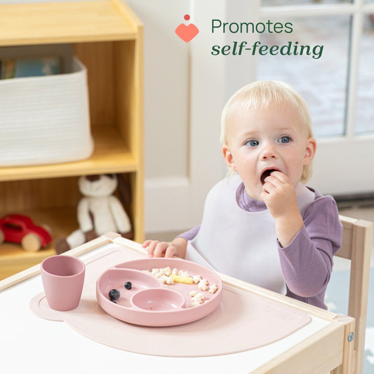 Plato de silicona con ventosa Chicco - 1