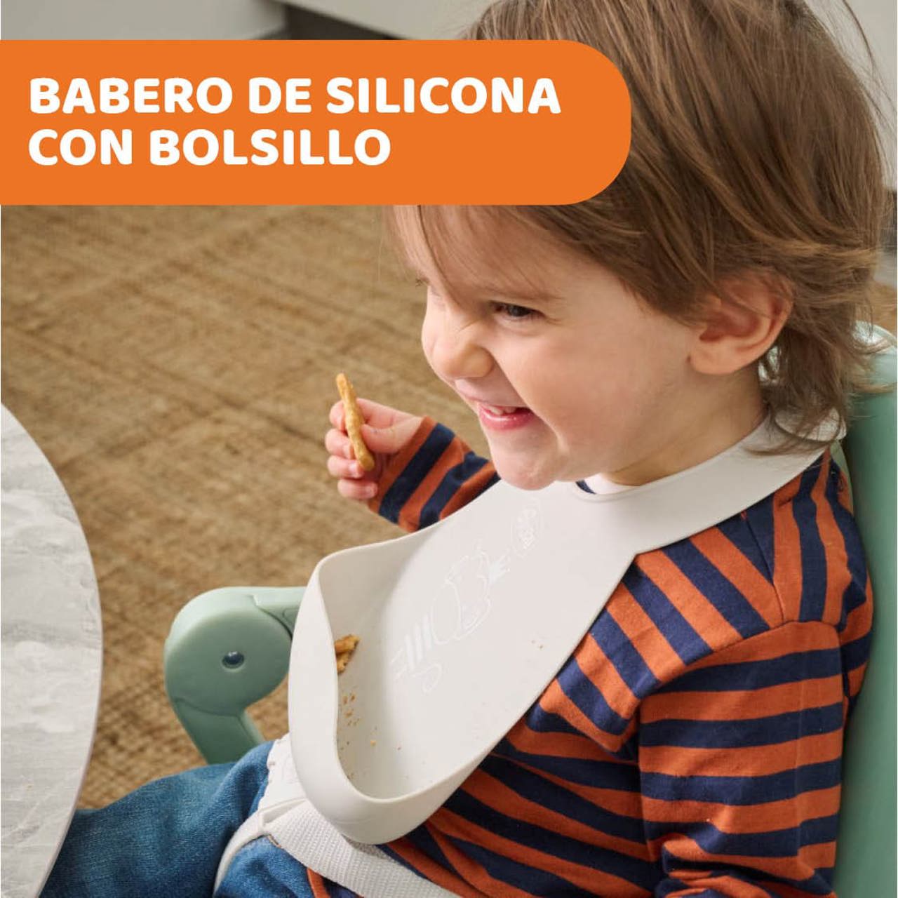 Babero Easy Roll Silicona Chicco - 1