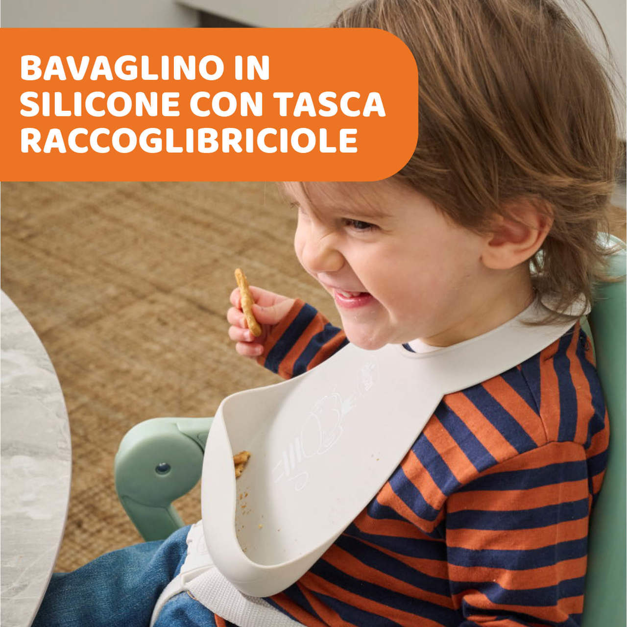 Bavaglino in silicone facile da arrotolare null - 2