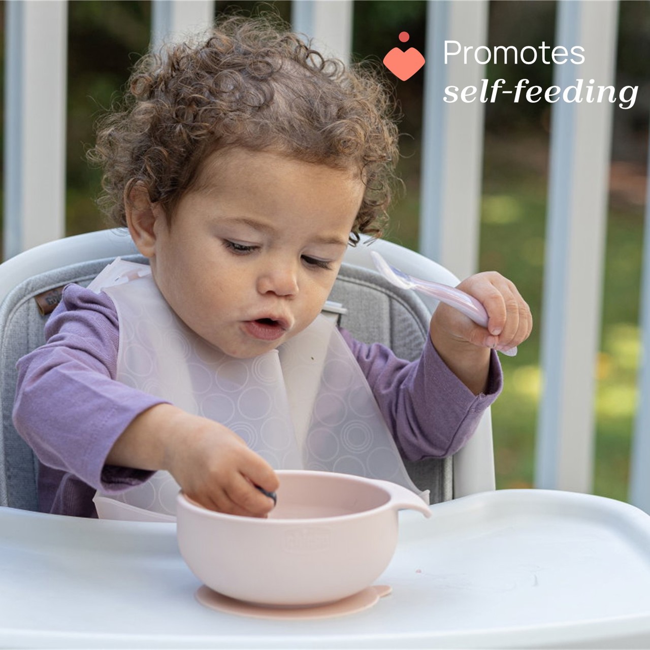 Cuenco de silicona Chicco - 1