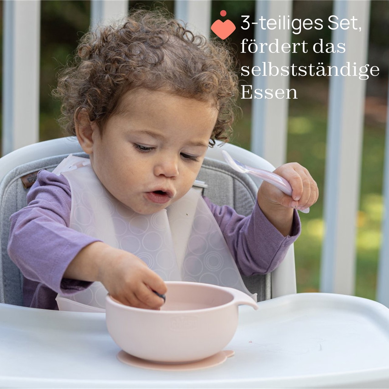 Silikon-Mahlzeiten-Set, 3-teilig null - 7