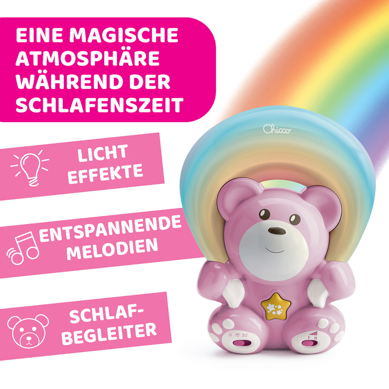 Regenbogenprojektor Bär null - 2
