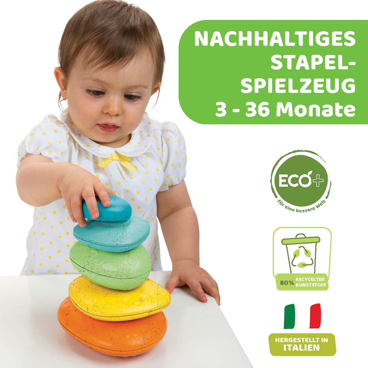 Balance-Steine zum Stapeln ECO+ null - 1