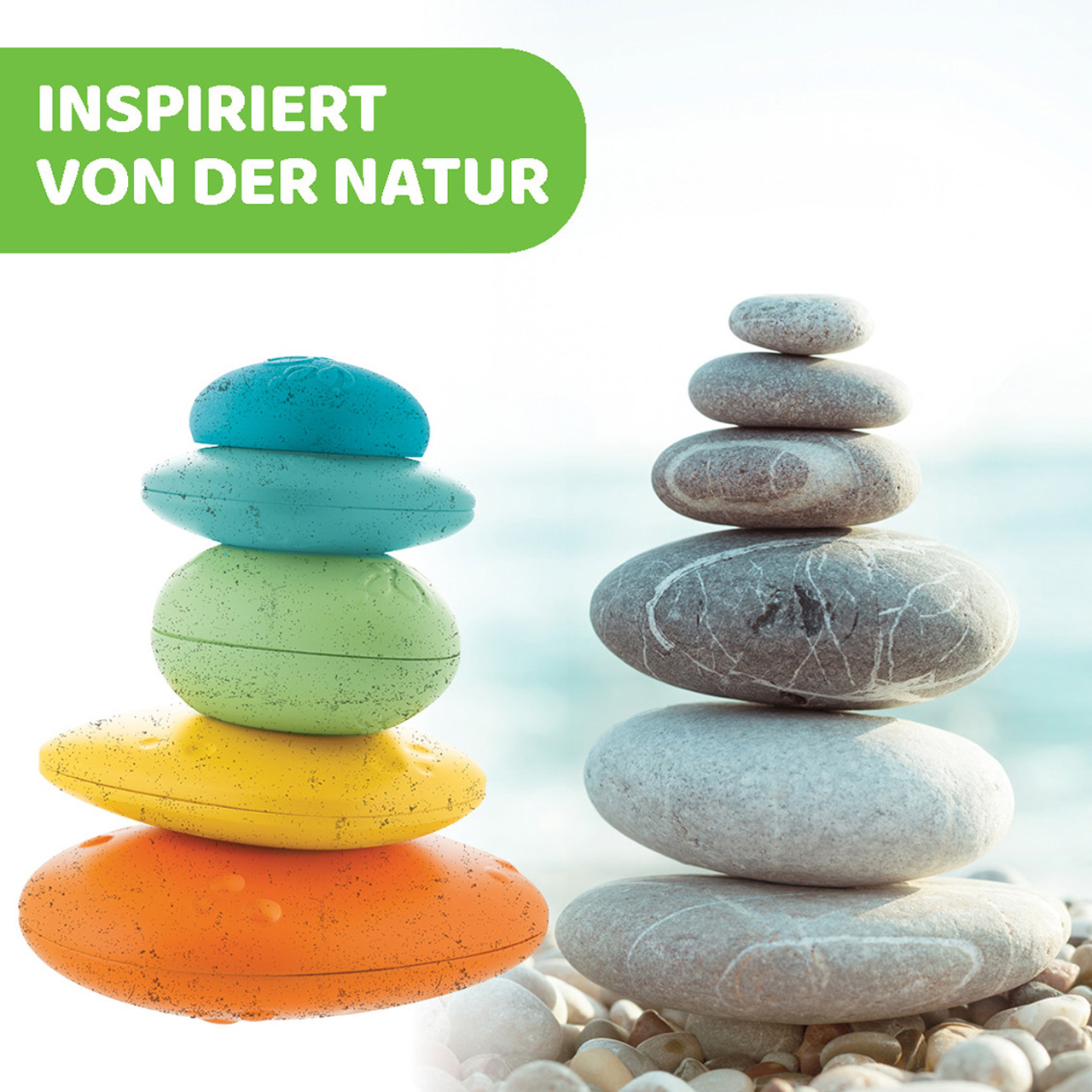 Balance-Steine zum Stapeln ECO+ null - 2