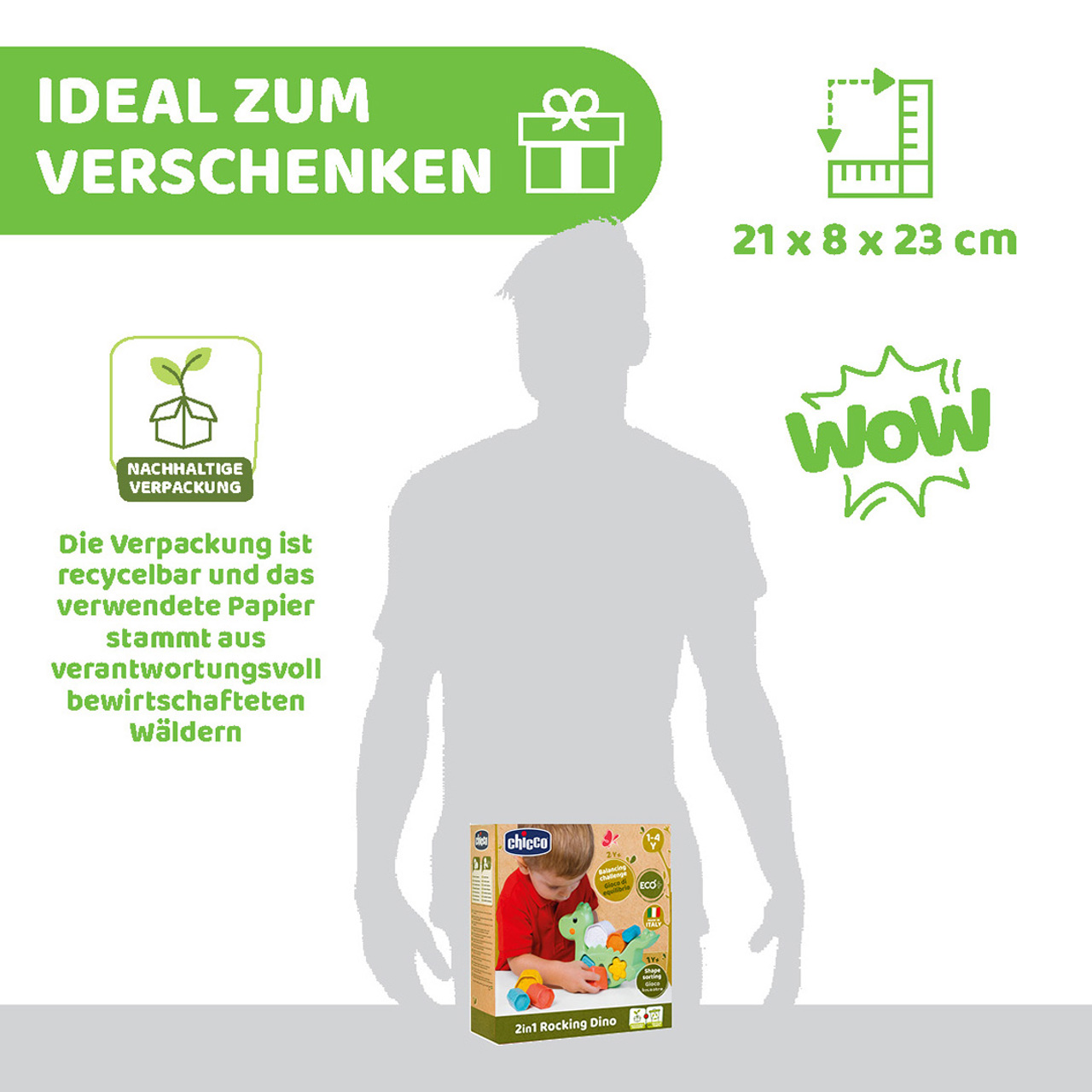 2in1 Schaukeldino ECO+ null - 7