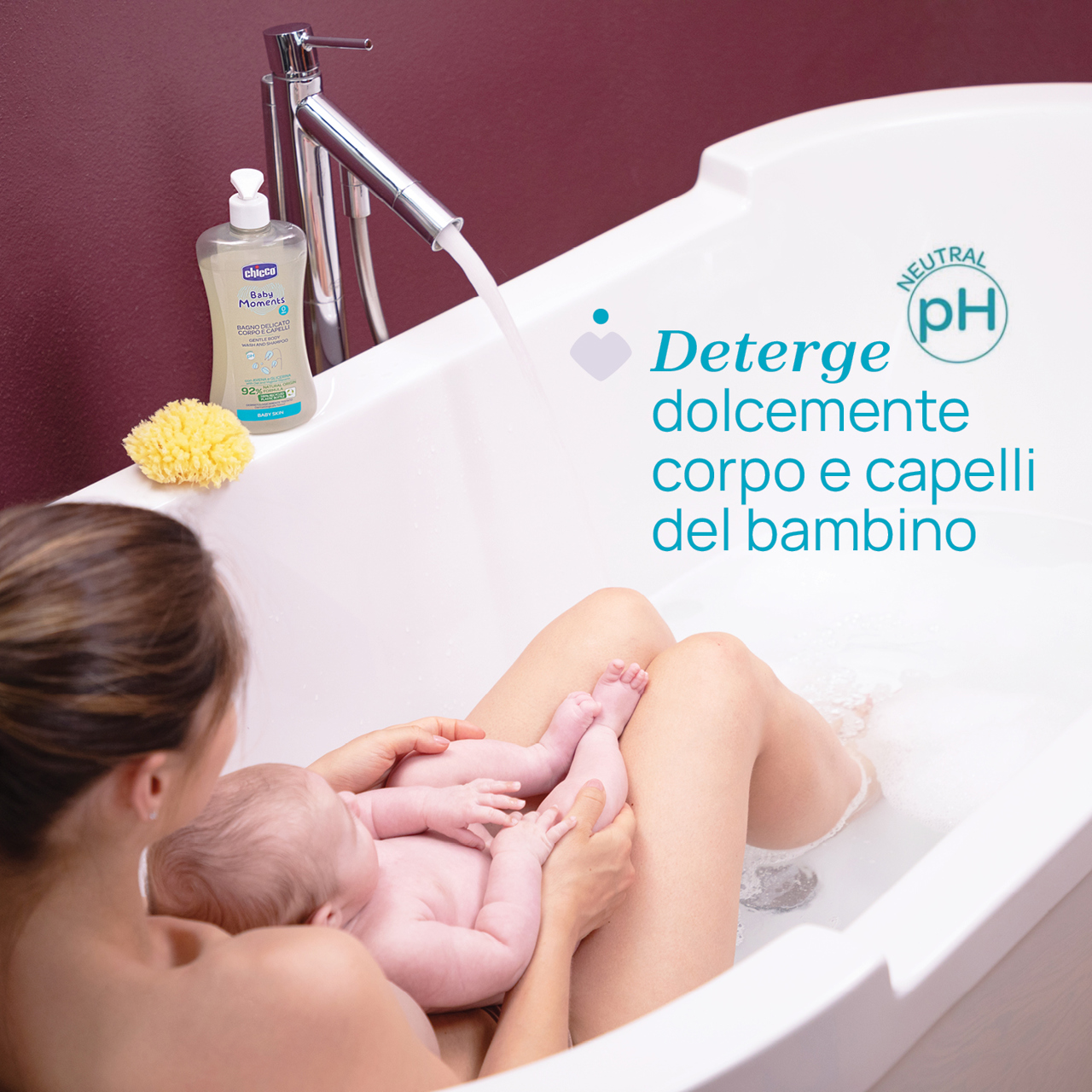 Bagno Delicato Corpo e Capelli Baby Moments image number 1